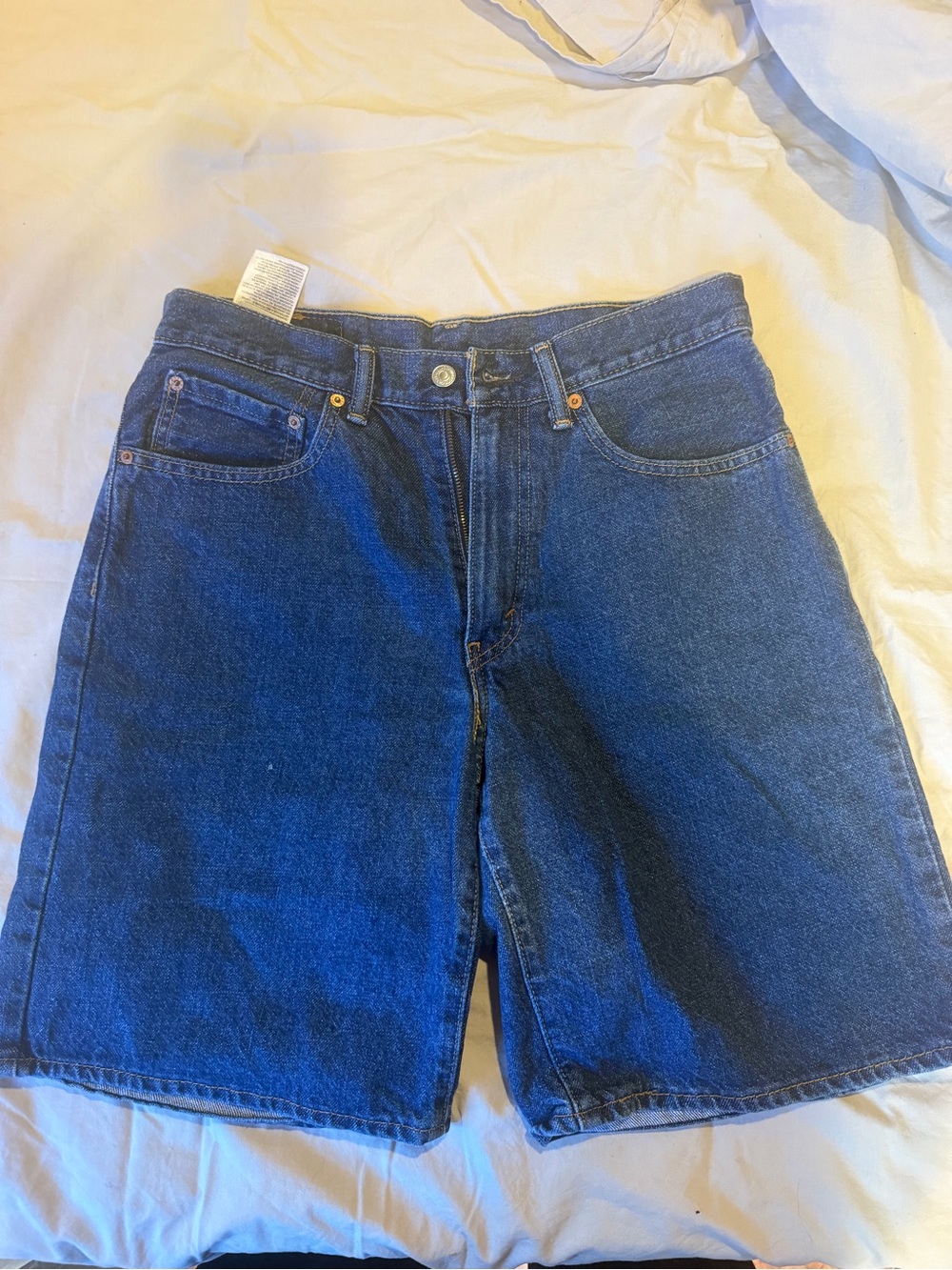 Levi's Men's Dark Blue Denim Jean Shorts